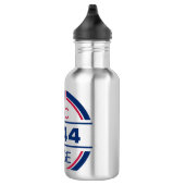 AFGE Local 1444 Waterfles Staal (Rechts)