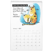 Afgebeeldend gestreken kat kalender (Jan 2027)