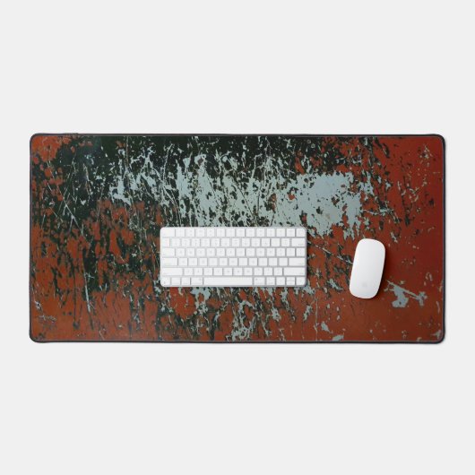 Afgebladderde Grunge Verf Abstracte Textuur Tafelb Bureaumat (Keyboard & Muis)