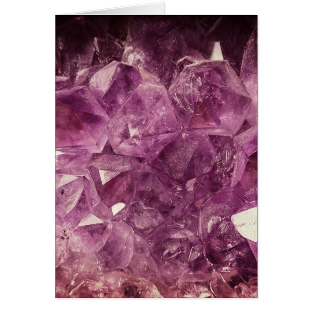 Afgeblazen BE Amethyst Druzy Macro Fotografie (Voorkant)