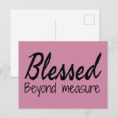 Afgeblazen maatregel briefkaart (Voorkant / Achterkant)