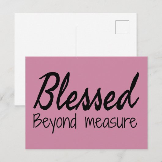 Afgeblazen maatregel briefkaart (Voorkant / Achterkant)