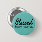 Afgeblazen maatregel ronde button 5,7 cm (Voorkant /achterkant)