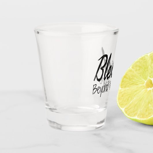 Afgeblazen maatregel shot glas (Links)