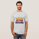 Afgeblazen maatregel t-shirt (Voorkant volledig)