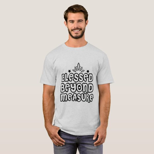 Afgeblazen maatregel t-shirt (Voorkant volledig)