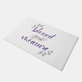 Afgeblazen na de maatregel | bloemkool en banner deurmat (Schuin)