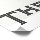 Afgeblazen voorbij Maatregel - bewerkbare familien Poster (Hoek)