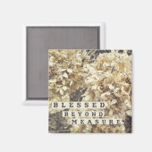 Afgeblazen voorbij maatregel winterbloemen magneet (Voorkant / Achterkant)