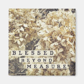 Afgeblazen voorbij maatregel winterbloemen magneet (Voorkant)