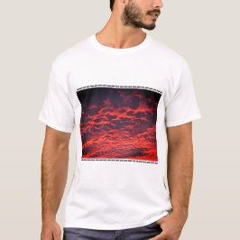 afgebrande lucht t-shirt