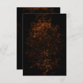 Afgebrande perkamenttextuur Blank inviteren Kaart (Voorkant / Achterkant)