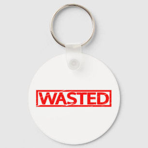 Afgebrande stempel sleutelhanger