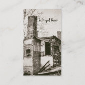 Afgebroken Antiek afgebroken hoeve geborgen Visitekaartje (Voorkant)