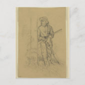 Afgebroken Cavalerie Briefkaart (Voorkant)