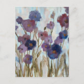 Afgebroken flora in Paars Briefkaart (Voorkant)