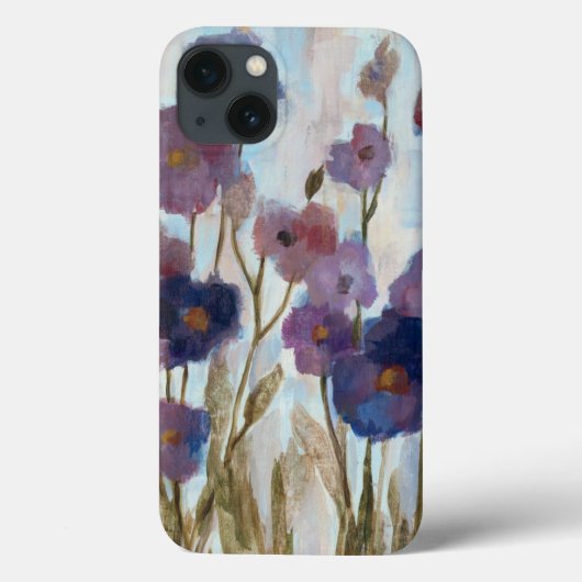 Afgebroken flora in Paars Case-Mate iPhone Case (Achterkant)