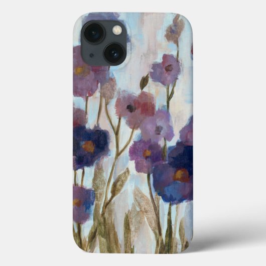 Afgebroken flora in Paars Case-Mate iPhone Case (Achterkant)