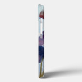 Afgebroken flora in Paars Case-Mate iPhone Case (Achterkant / Links)