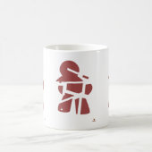 Afgebroken meeple board gamer ontwerp koffiemok (Center)