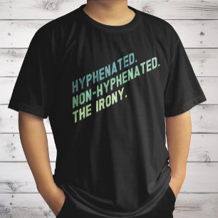 Afgebroken Niet-afbreekbaar De ironie Grappig Quot T-shirt