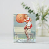 Afgebroken pop omhoog briefkaart (Staand voorkant)