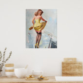 Afgebroken pop omhoog poster (Keuken)