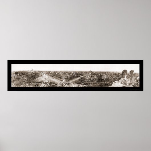 Afgebroken steenkolenmijnen Foto 1919 Poster (Voorkant)