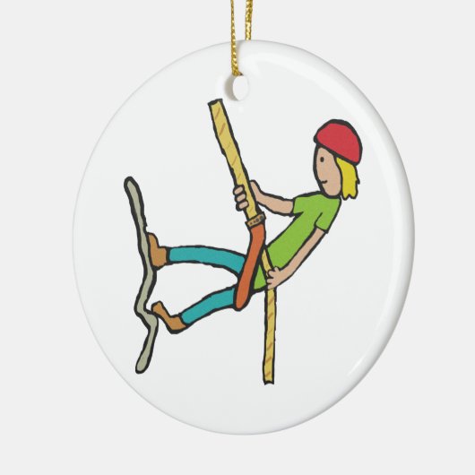 Afgedankte afpersing keramisch ornament (Links)