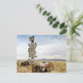 Afgedankte auto's, Route 66, Arizona Briefkaart (Staand voorkant)