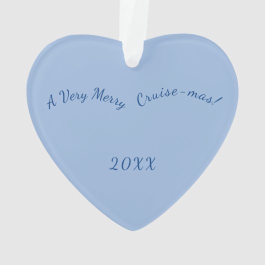 Afgedankte cruise Ship Bw Aangepast Ornament (achterkant)