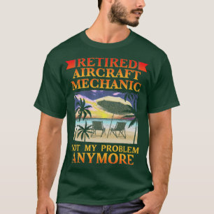 afgedankte Vliegtuig-mechanisch bevestigingsvliegt T-shirt