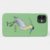 Afgedekte heronvogel cartoon Case-Mate iPhone case (Achterkant (horizontaal))