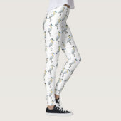 Afgedekte heronvogel cartoon leggings (Rechts)