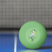 Afgedekte heronvogel cartoon pingpongbal (Net)