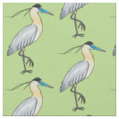 Afgedekte heronvogel cartoon stof (Close Up)