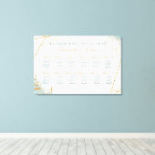 Afgedrukt groen-glanzend schuimbordpapier canvas afdruk (Insitu (Houten vloer))