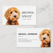 Afgedrukt kutworp visitekaartje (Voorkant / Achterkant)