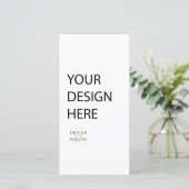 Afgedrukt Programma 4x8" (Staand voorkant)