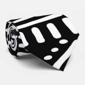 Afgedrukt Stropdas van Bogolan Mud Cloth (Opgerold)