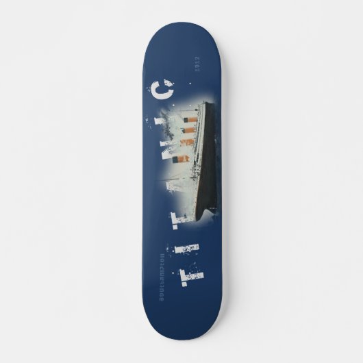 Afgedrukte aangepaste tekst Titanic Persoonlijk Skateboard (Voorkant)
