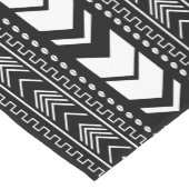 Afgedrukte Afrikaanse Bogolan Cloth Table Runner Korte Tafelloper (Hoek)