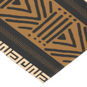 Afgedrukte Afrikaanse Bogolan Table Runner Korte Tafelloper (Hoek)