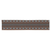 Afgedrukte Afrikaanse Bogolan Table Runner Korte Tafelloper (Horizontaal)