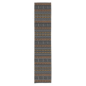 Afgedrukte Afrikaanse Bogolan Table Runner Korte Tafelloper (Voorkant)