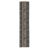 Afgedrukte Afrikaanse Bogolan Table Runner Korte Tafelloper (Voorkant)
