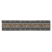 Afgedrukte Afrikaanse Bogolan Table Runner Korte Tafelloper (Horizontaal)