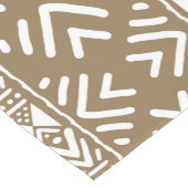 Afgedrukte Afrikaanse Bogolan Table Runner Korte Tafelloper (Hoek)