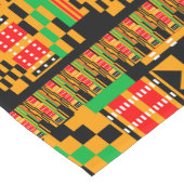 Afgedrukte Afrikaanse Kente Cloth Table Runner Korte Tafelloper (Hoek)