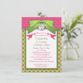 AFGEDRUKTE BOW First Heilige Bevestiging Uitnodigi Kaart (Staand voorkant)